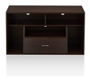 Mueble Para Tv Con 1 Cajón De Madera Color Marrón.