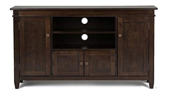 Mueble Para Tv Con Estantes De Madera Color Marrón Oscuro. - Danielle's Store