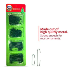 Ganchos Para Adorno De Árbol De Navidad Metal, 300 Unidades - Danielle's Store
