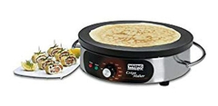 Waring Commercial Crepe Maker, 16 Pulgadas, Acero Inoxidable - Danielle's Store