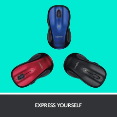 Mouse Logitech M510 Usb Inalámbrico, Ambidiestro, Gris en internet