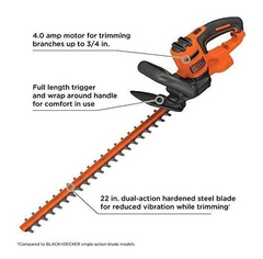 Cortasetos Black+decker Beht350ff, 22'', Eléctrico - comprar online