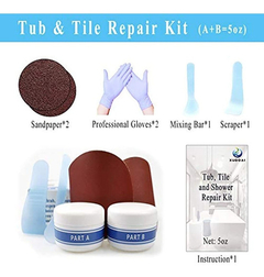 Kit De Reparación De Bañera,azulejos Y Ducha,grietas De Baño - comprar online