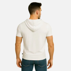 Camiseta Gola Redonda Capuz Manga Curta na internet