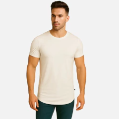 Camiseta Longline Oversized Barra Redonda na internet