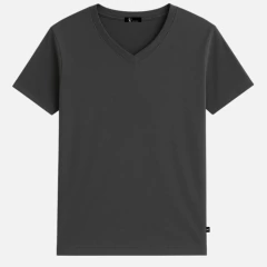 Camiseta Gola V Rasa Manga Curta - loja online