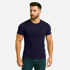 Camiseta Gola Redonda Manga Curta na internet