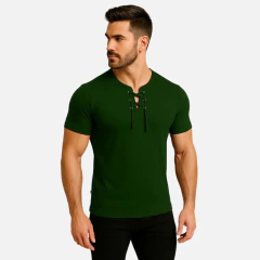 Imagem do Camiseta Masculina Bata Slim Fit Manga Curta