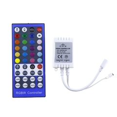 Controlador RGBW + Controle Remoto 40 teclas para Fita Led 5050 e 3528