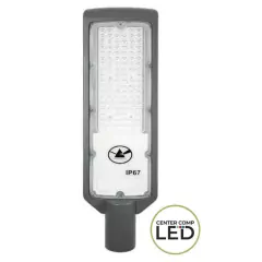 Luminária Pública Led Smd Chata 100w 6000k Bivolt