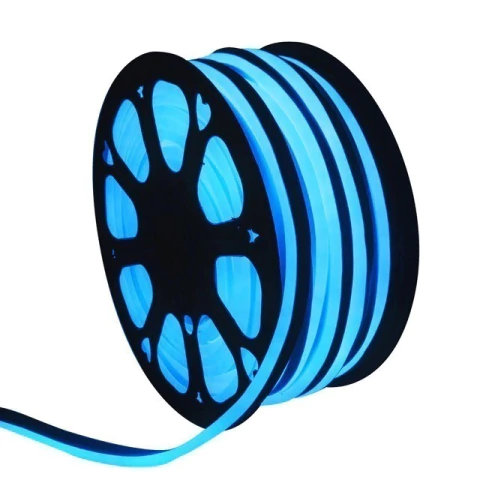 Mangueira Led Neon IP67 110v ou 220v Azul bb 100m + 5 Conector