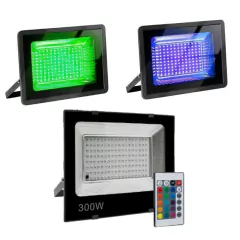 Refletor Led SMD 300w Azul ou Verde ou Rgb
