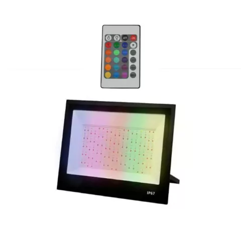 Refletor Led SMD 500w Rgb