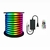 Mangueira Led Neon IP67 110v ou 220v Rgb 100m + 2 Controlador