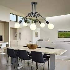 Lustre Pendente Moderno Sputnik Assimétrico Para 5 Lâmpadas na internet