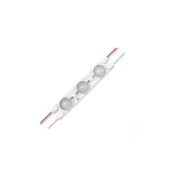 Módulo Injetado Led SMD 7025 mini c/ 3led 12v 1,5w Branco Quente 3000k-3500k