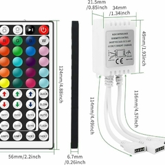 Controle e Controladora RGB Wifi 2 saida