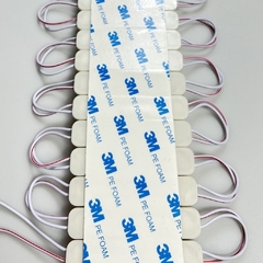 Módulo Injetado Led Cob 8025 12v 2w c/lente Ip67 Branco Frio