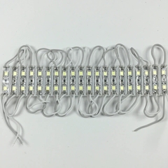 Módulo Resinado Led SMD 2835 Micro c/ 2Led 12v 0,50w IP65 Branco Frio 6500k