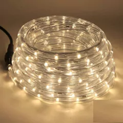 Mangueira Led Redonda 12mm IP67 220v Branco Quente 100m + 4 Conector - comprar online