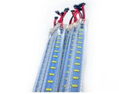 Barra de led com perfil 110V 3528 144 led 6000K