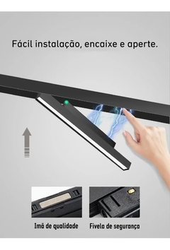 Spot Trilho Magnético Led Direcionável 20w 48v