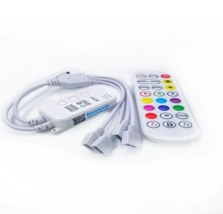 Controle musical+controlador RGB Bluetooth