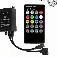 Controle Controlador Rítmico Musical para Fita LED Rgb