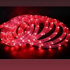 Mangueira Led Redonda 12mm IP67 Vermelho Metro + Conector na internet