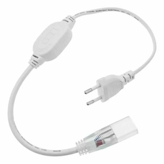 Mangueira Led Neon IP67 110v ou 220v Branco Quente 100m + 5 Conector - Center Comp Led