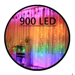 Cortina Led 8 Funções