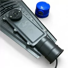 Luminária Pública Led Cob Com Relê Fotocélula 200w 6000k Bivolt