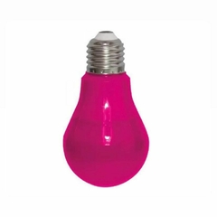 Lâmpada Led Bulbo 7w Rosa Bivolt - loja online