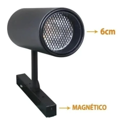 Spot Trilho Magnético Led Direcionável 10w 48v