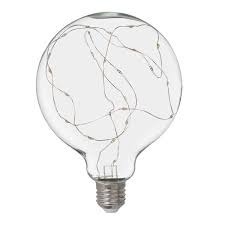 Lâmpada Led Filamento Bulbo G80 Com Fio De Fada E27 3w Bq
