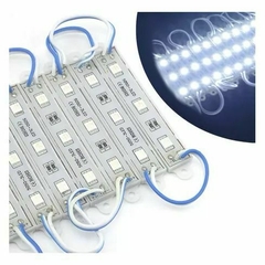Módulo Injetado Led SMD 7020 c/ 3Led 12v 1,5w IP65 Azul