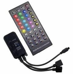 Controle rgb musical bluetooth+controlador com 2 saida