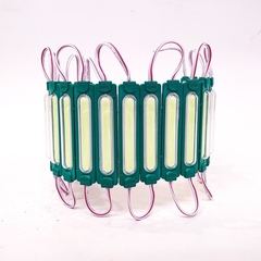 Módulo Injetado Cob Led 12v 2w c/ 9 leds ip65 Verde