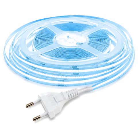 Fita de Led Cob 3528 220V 320Leds IP44 Direto na Tomada 10m - comprar online