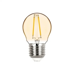 Lâmpada Led Mini Bulbo 3w Branco Quente Bivolt
