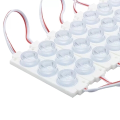 Módulo Injetado Led SMD 3030 3led 12v 3w IP65 Mega Lente Branco Frio