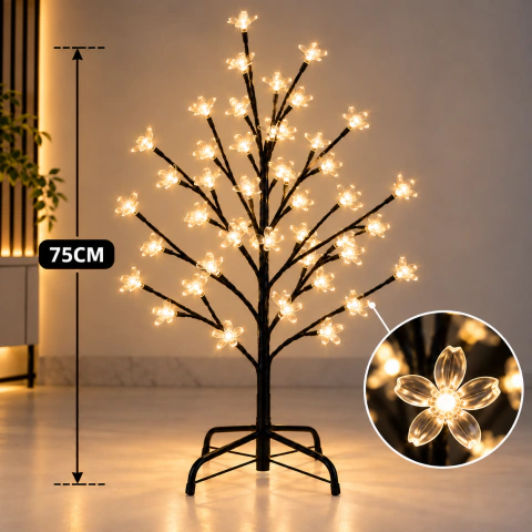 Árvore Cerejeira 144 Leds 75cm - Funções