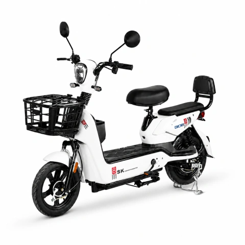 Bicicleta Scooter Elétrica 350w 48v Mobilidade Sem Necessidade Cnh 2 Lugares - loja online