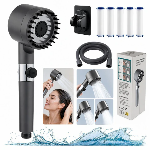 Chuveiro de Mão com Massageador 3 Modos
