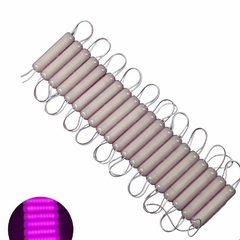 Módulo Injetado Cob Led 12v 2w c/ 9 leds ip65 Roxo