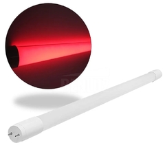 Lâmpada Led Tubular T8 18w 1,20 Cm Vermelho