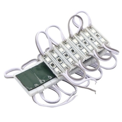 Módulo Resinado Led SMD 2835 Micro c/ 2Led 12v 0,50w IP65 Branco Frio 6500k