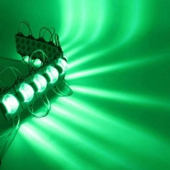 Módulo Injetado Led SMD 2835 c/ 1 led 12v 1,5w Verde