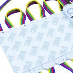 Módulo Resinado Led SMD 5050 RGB c/ 3Led 12V 0,72w IP65
