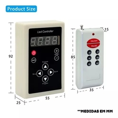 Controlador Controle Central Fita Led Digital Cor 6803 - Rgb